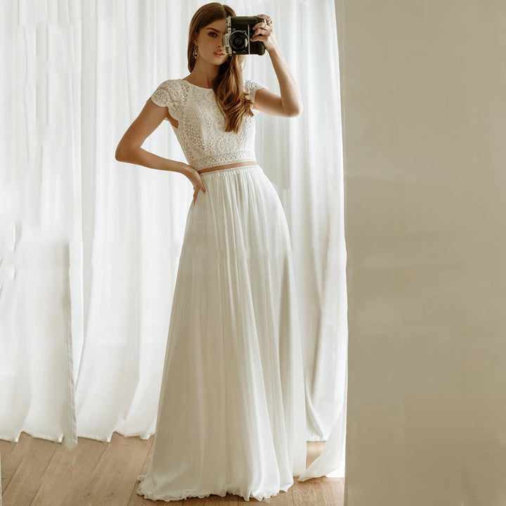 Dreamy Chiffon Bridal Dress