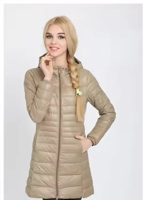 Fancy Warm Puffer Down Overcoat