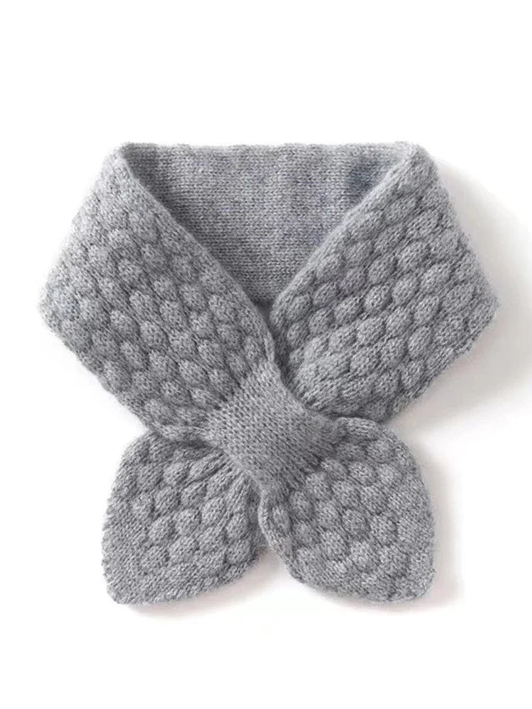 Soft Cashmere Bowknot Scarf