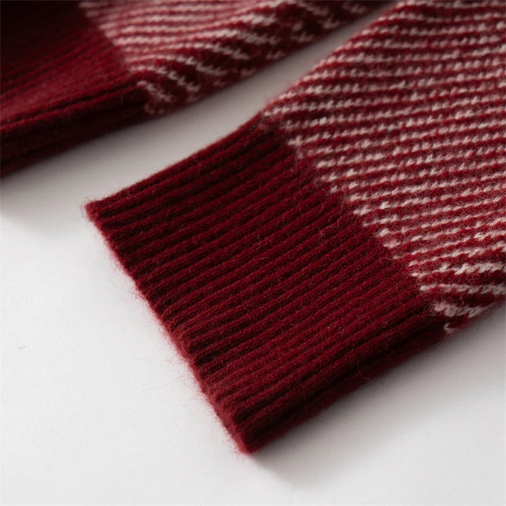 Luxurious Round Neck Pure Cashmere Sweater