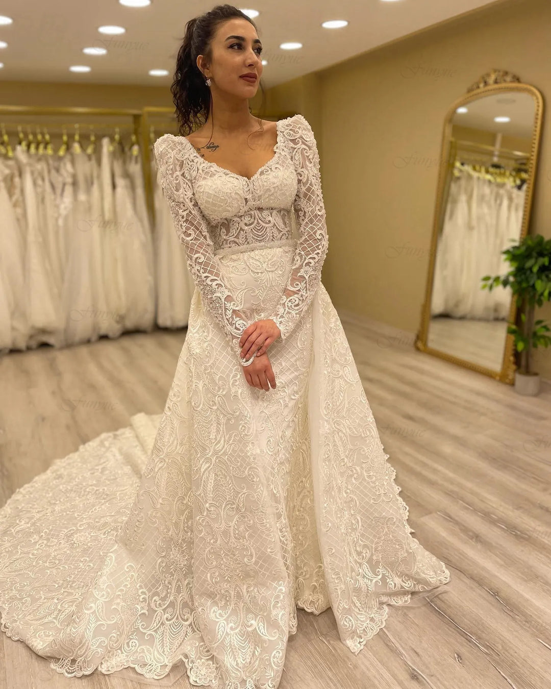 Luxury Beading Arabian Bride Gown| All For Me Today