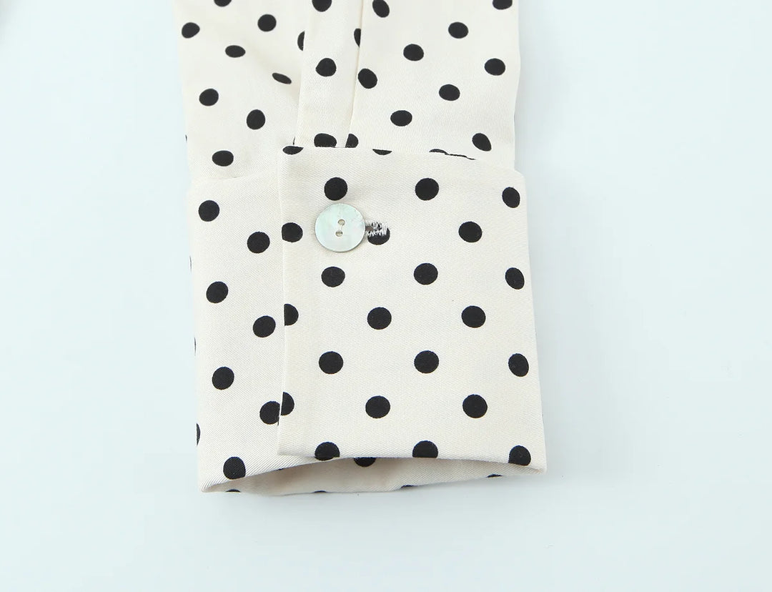 Stunning Polka Dots Crop Top