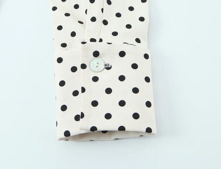 Stunning Polka Dots Crop Top