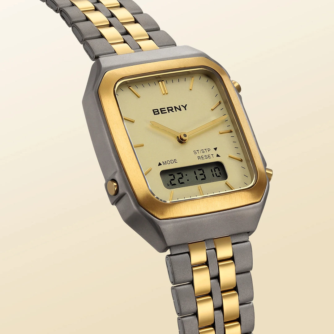 Vintage Square Dial Dashing Quartz Watch