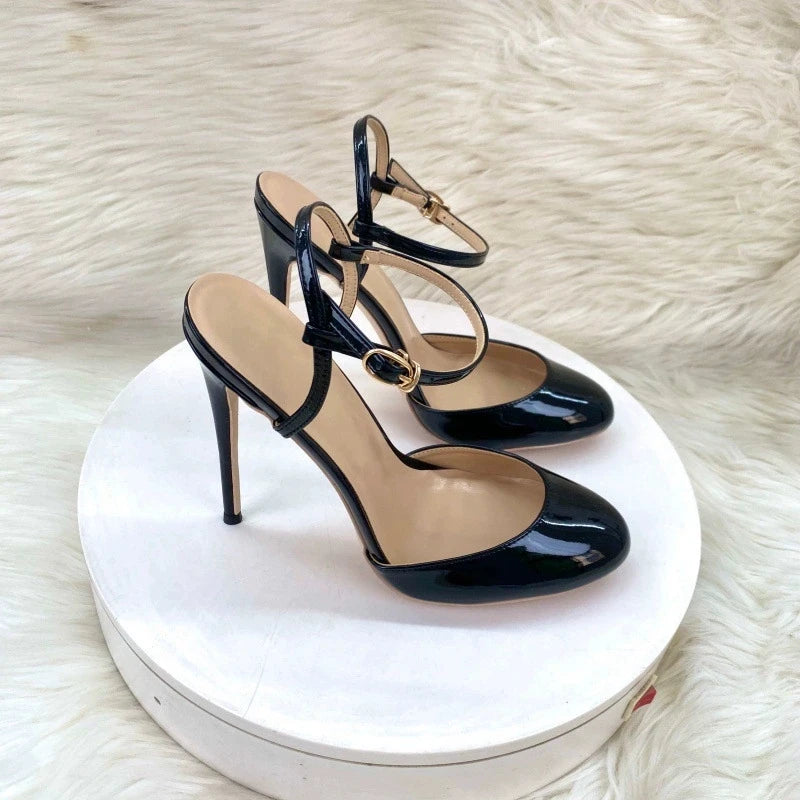 Alluring Round Toe Slingback Pumps