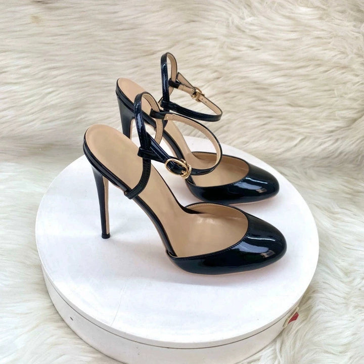 Alluring Round Toe Slingback Pumps