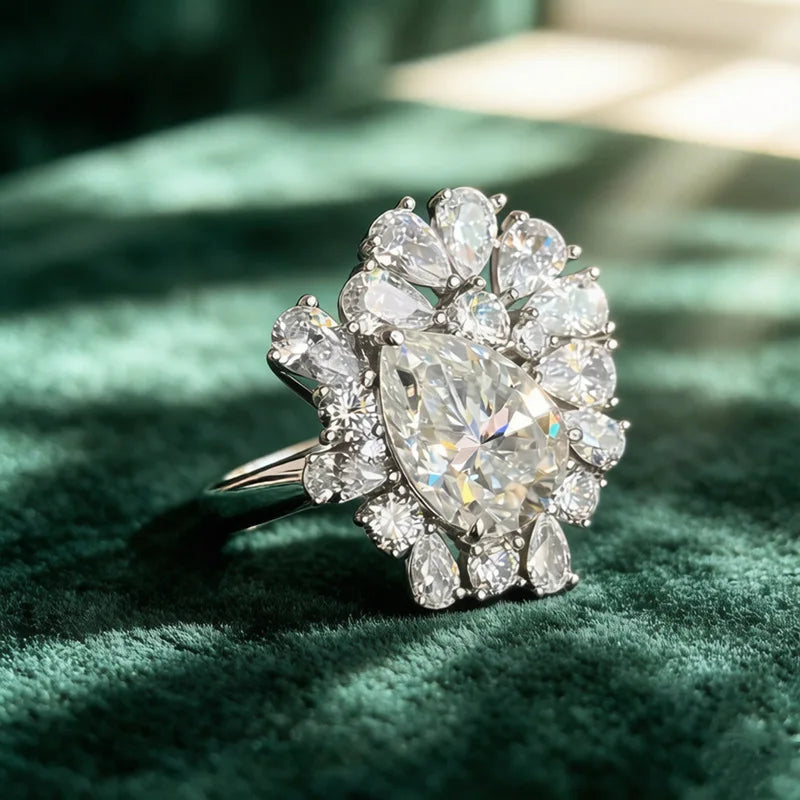 Moissanite diamond women&