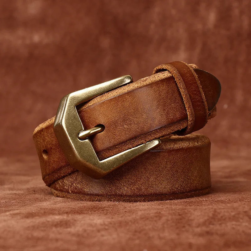 Top-layer Cowhide Leather Belt
