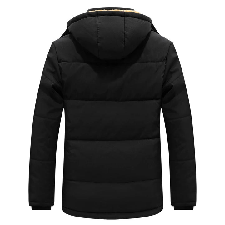Sleek Fleece Cotton Padded Hooded