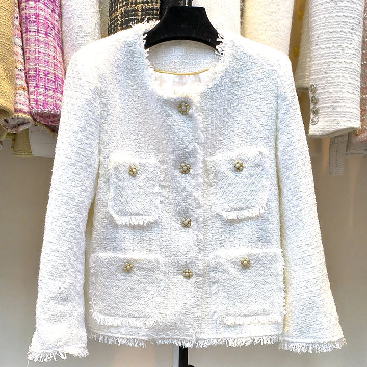 High-End Luxe Tweed Jacket