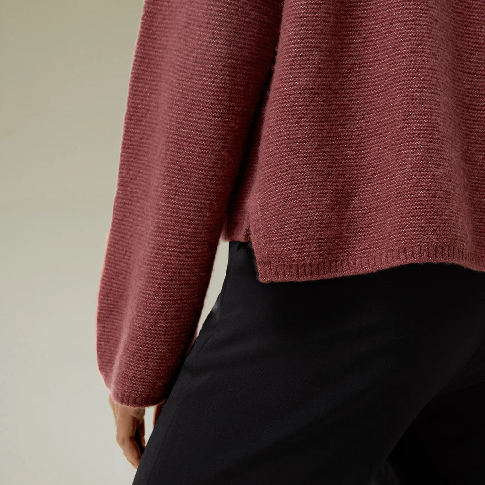 Drop-Shoulder Cashmere Blend Sweatshirt