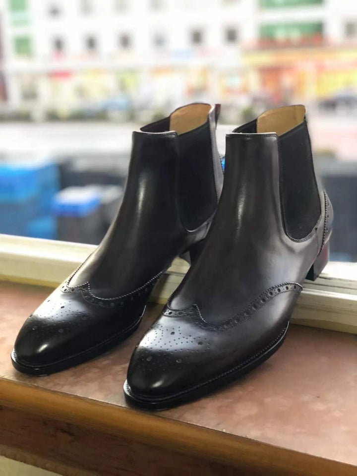 Handmade Fiddle-Back Chelsea Boots