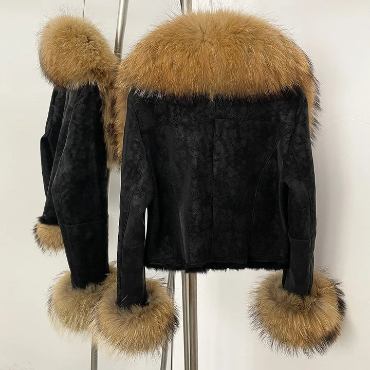 High-Quality Warm Fur Parka Coat