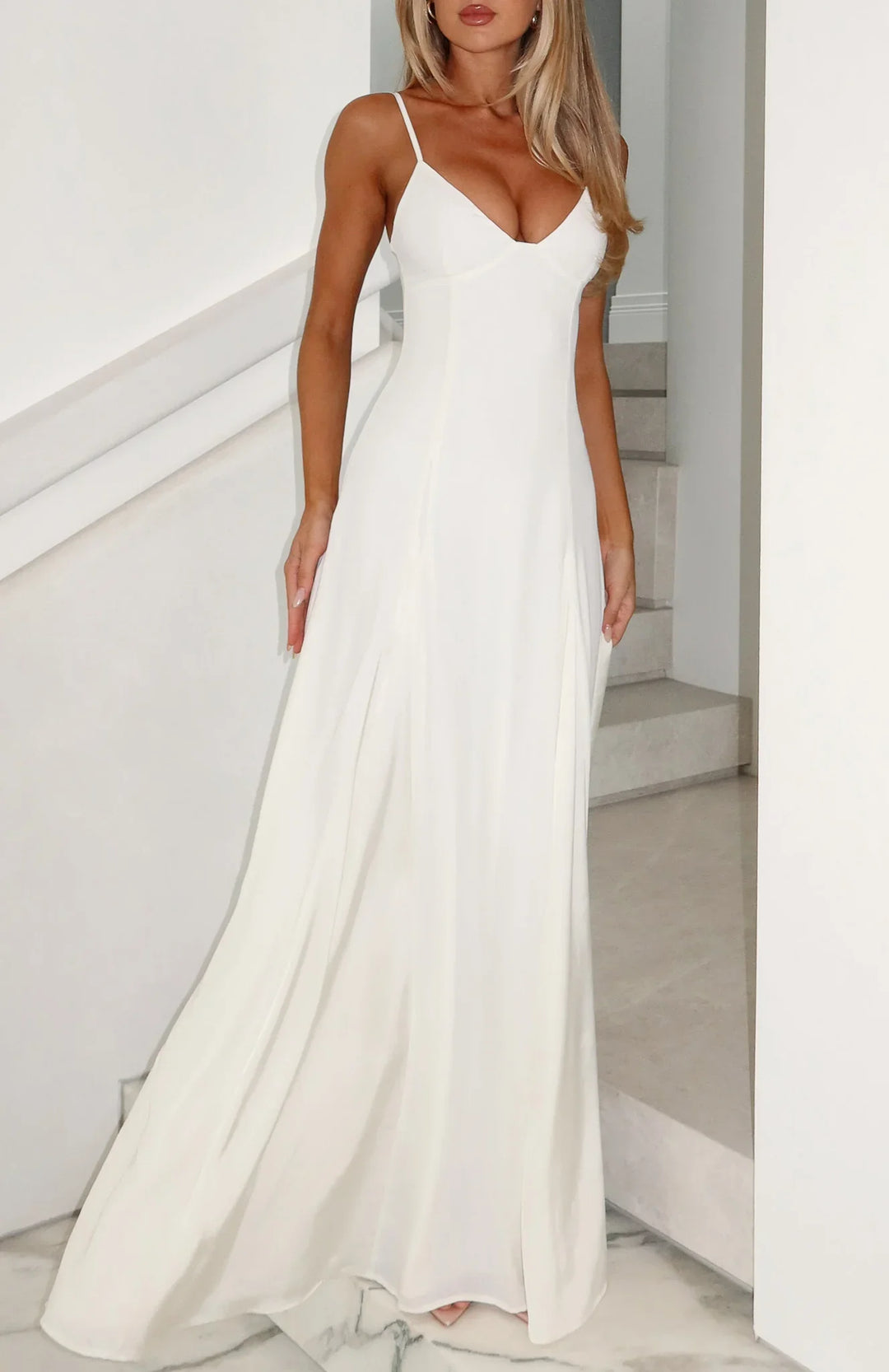 Luxurious Slim Fit Maxi Dress