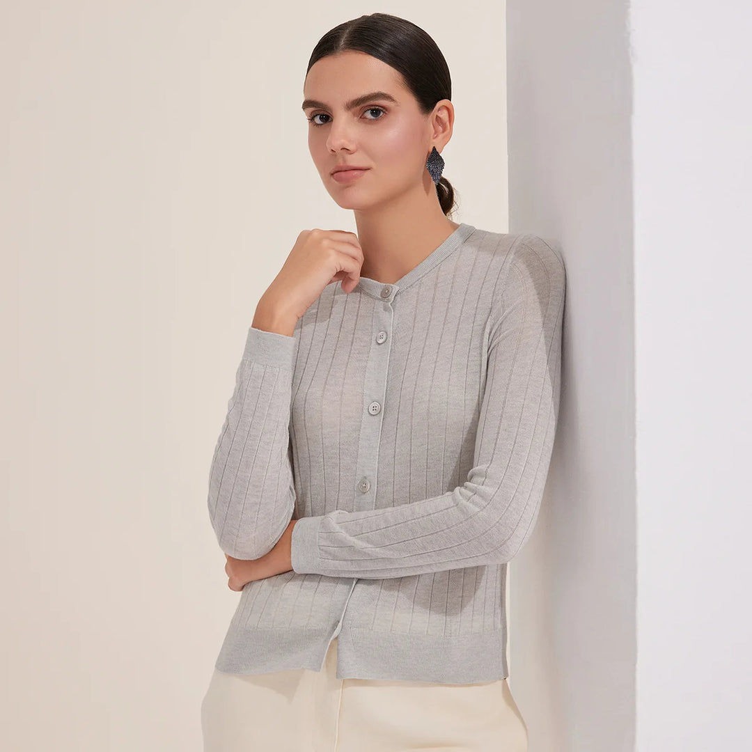 Timeless Superfine Merino Wool Cardigan