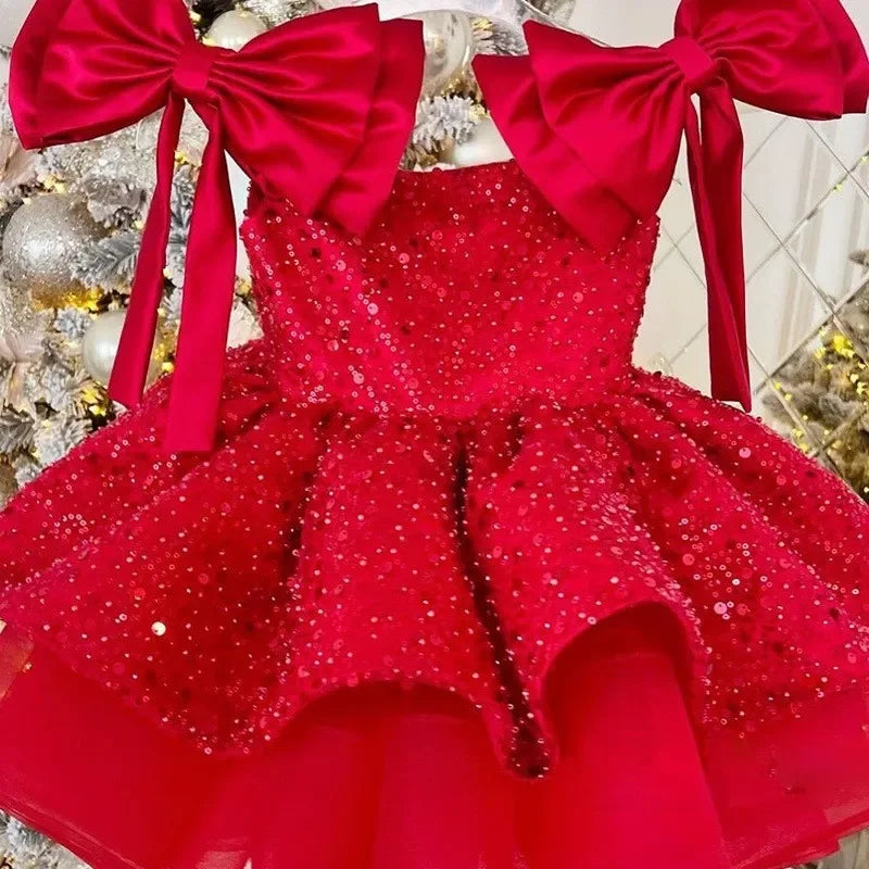 Bow Sparkling Sequin Girl&