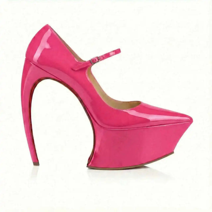 Lovely Satin Ribbon Platform Stiletto Sandals