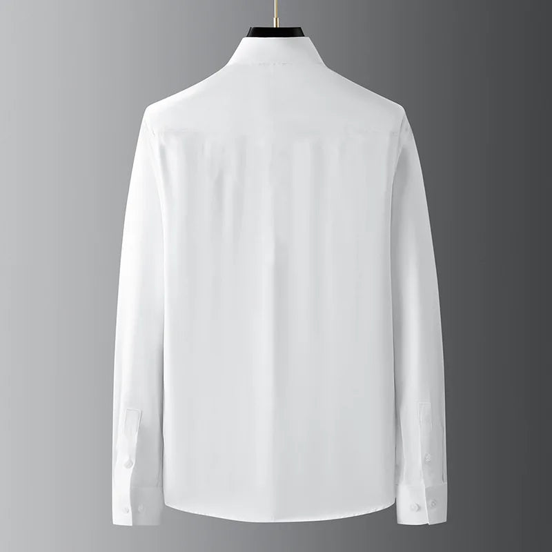 Versatile Gold Bee Embroidery Casual Shirt