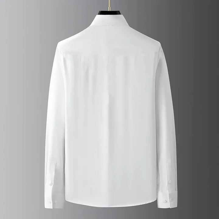 Versatile Gold Bee Embroidery Casual Shirt