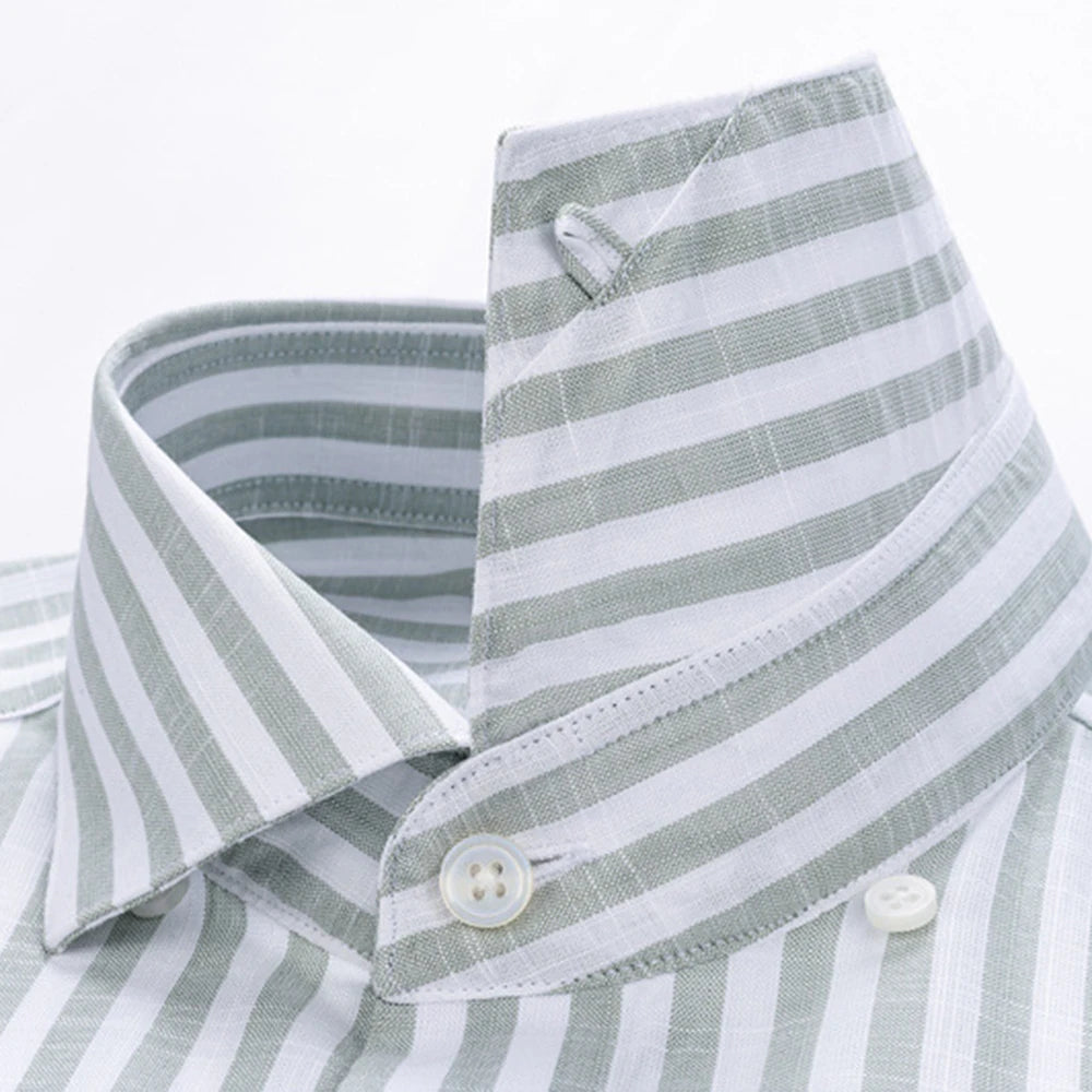 Enchanting Striped Slim Fit Business Shirt