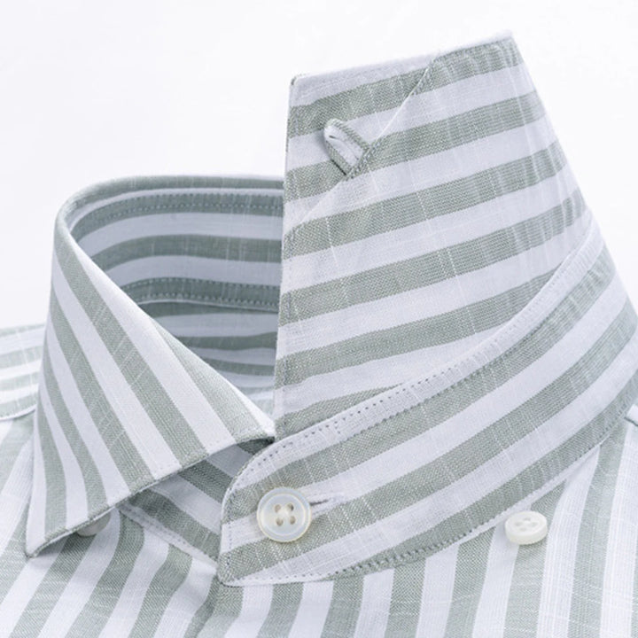 Enchanting Striped Slim Fit Business Shirt