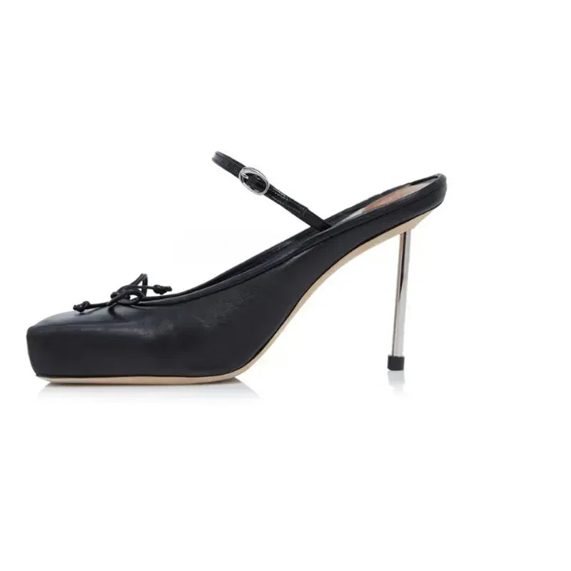 Modish Bow Tie High Heel Sandals