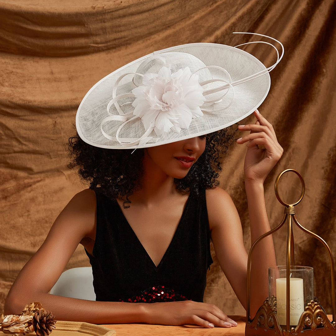 Unique Derby Sinamay Hat