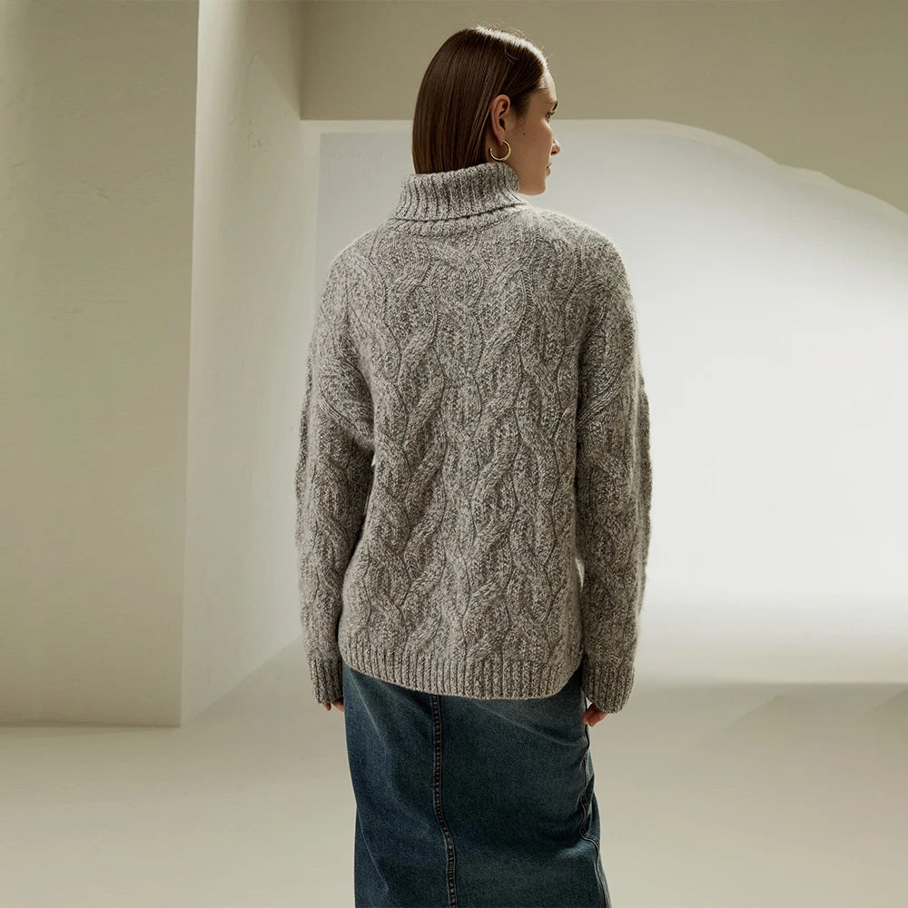 Versatile Ribbed Cashmere Sweater