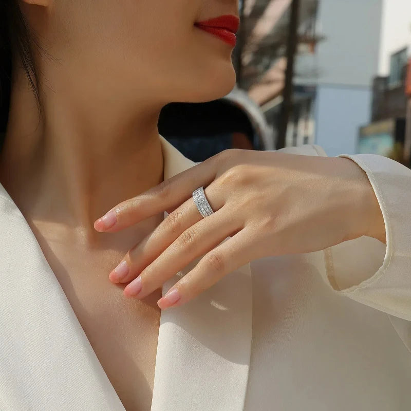 Timeless Rounded Moissanite Ring