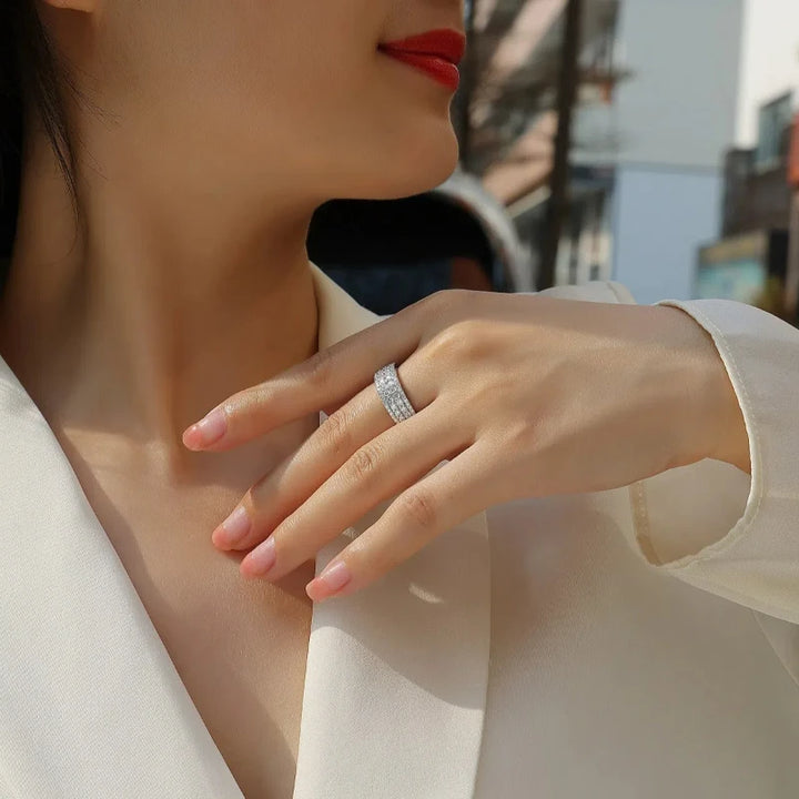 Timeless Rounded Moissanite Ring