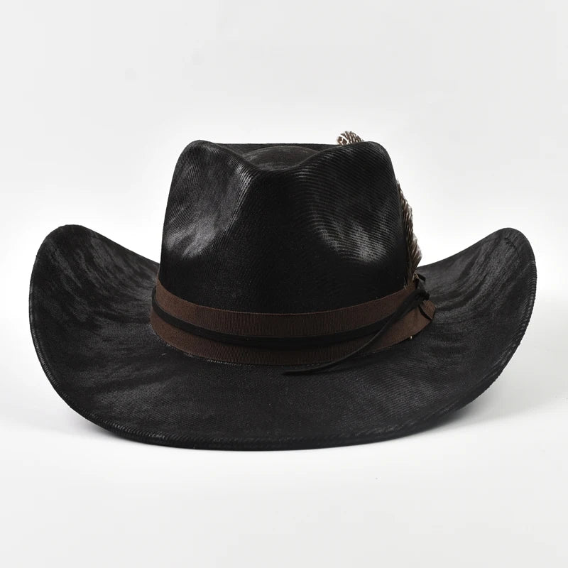 Dashing Feather Western Cowboy Hat