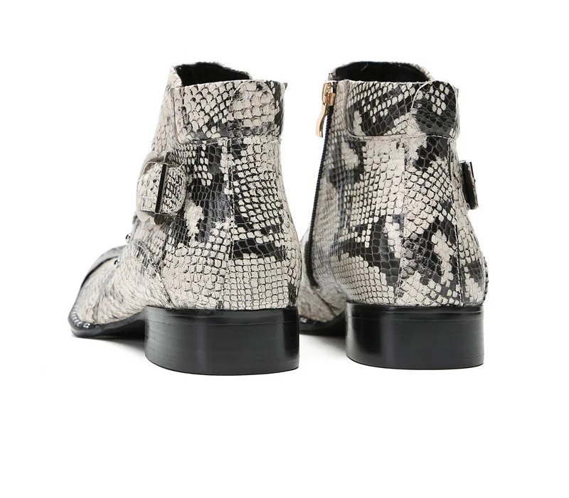 Luxury Light Metal Toe Boots