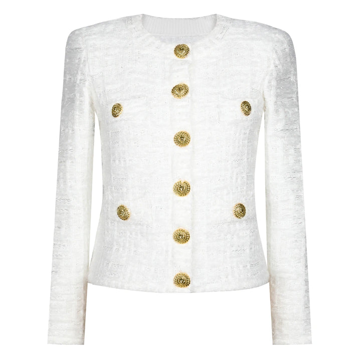 Fancy Textured Knitted Cardigan