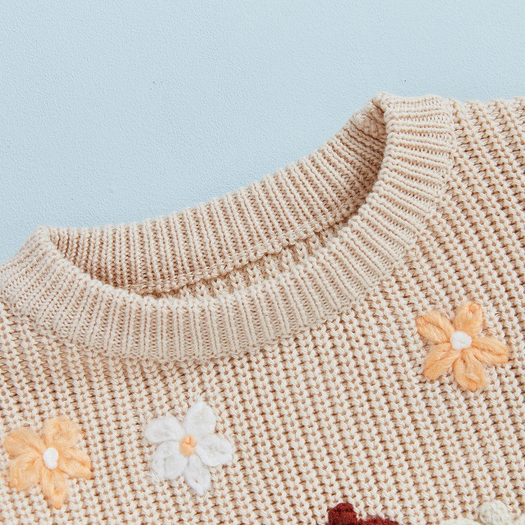Adorable Embroidered Sweater