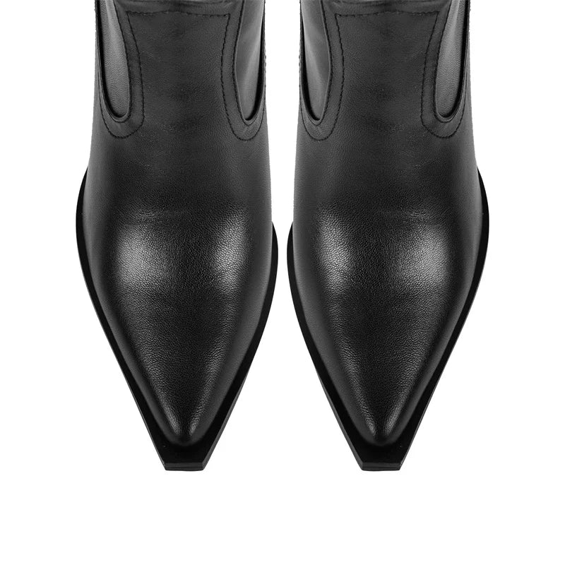 Stylish Matte Knee-High Boots