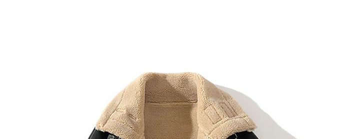 Smart Thick Turn-down Collar Motorbike Jacket