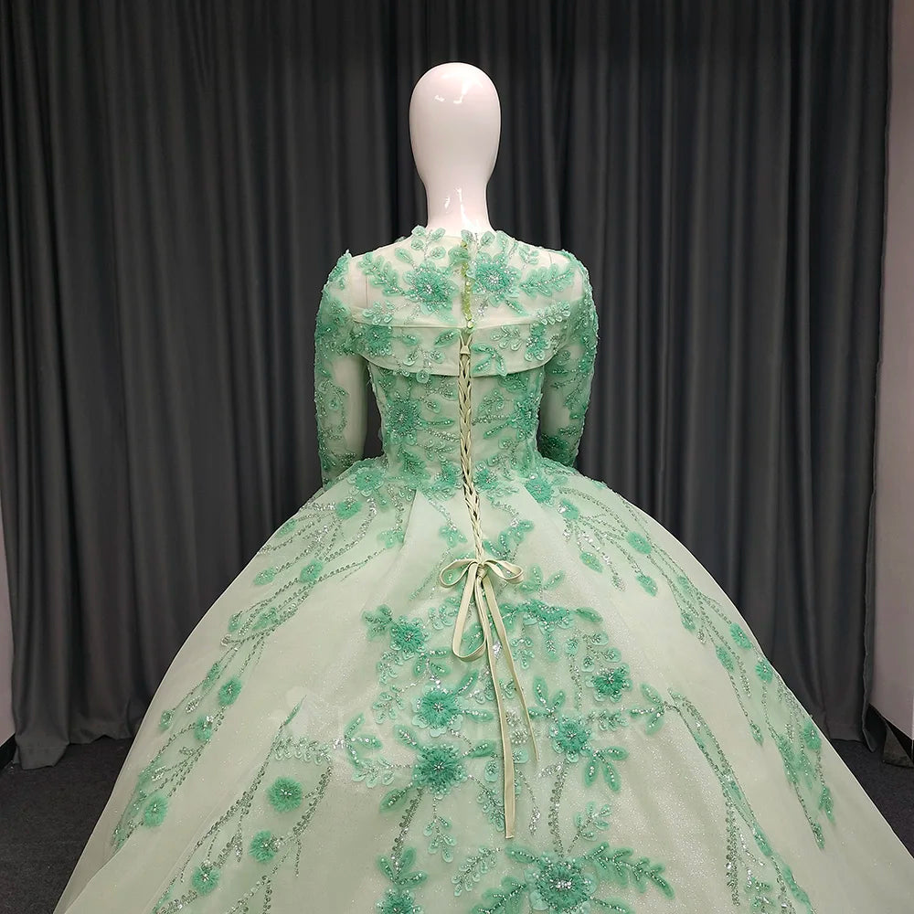 Charming Boat Neck Long Ball Gown