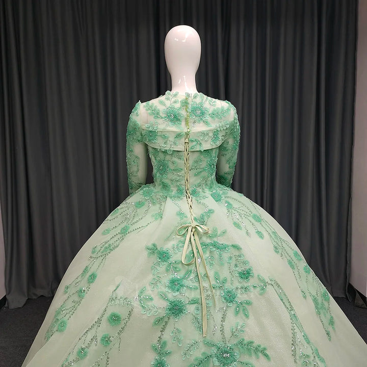 Charming Boat Neck Long Ball Gown