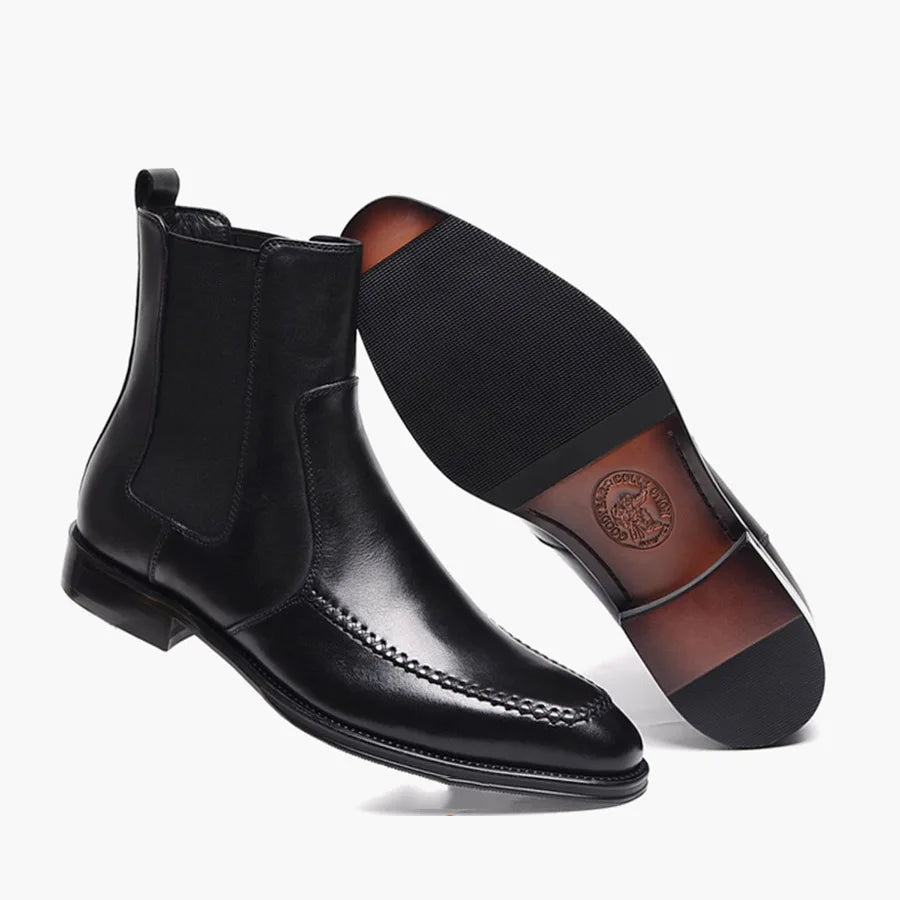 Attractive Pointed Toe Chelsea Boots
