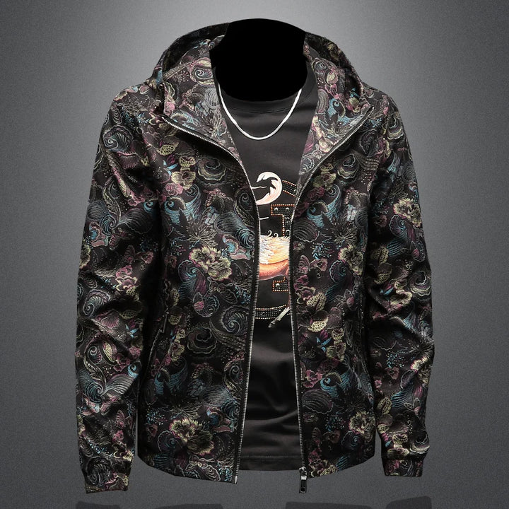 Elegant Windproof Hooded Jacket