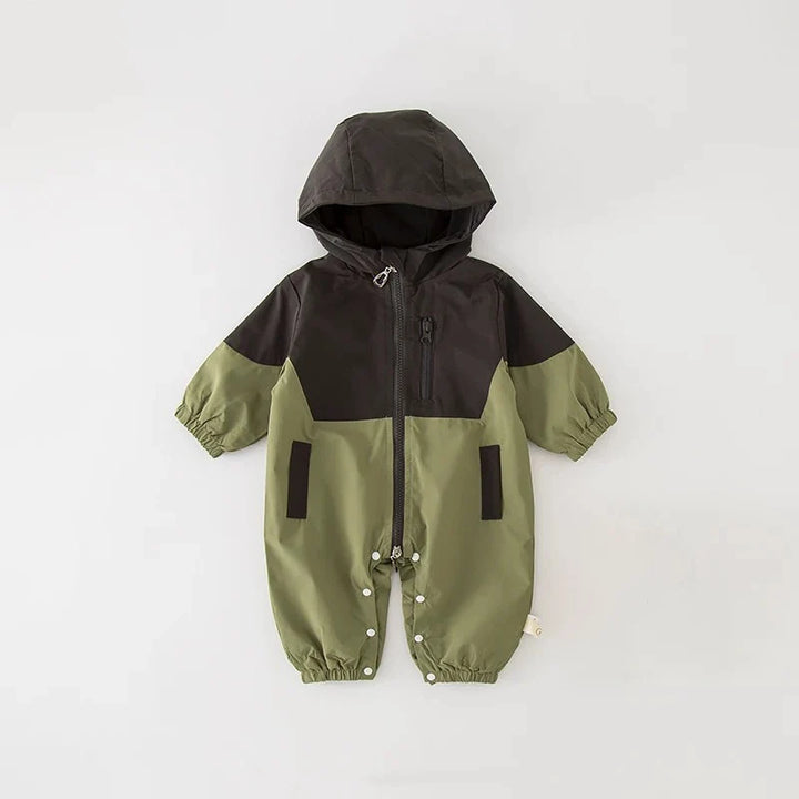 Stylish Hooded Toddler Jumpsuit