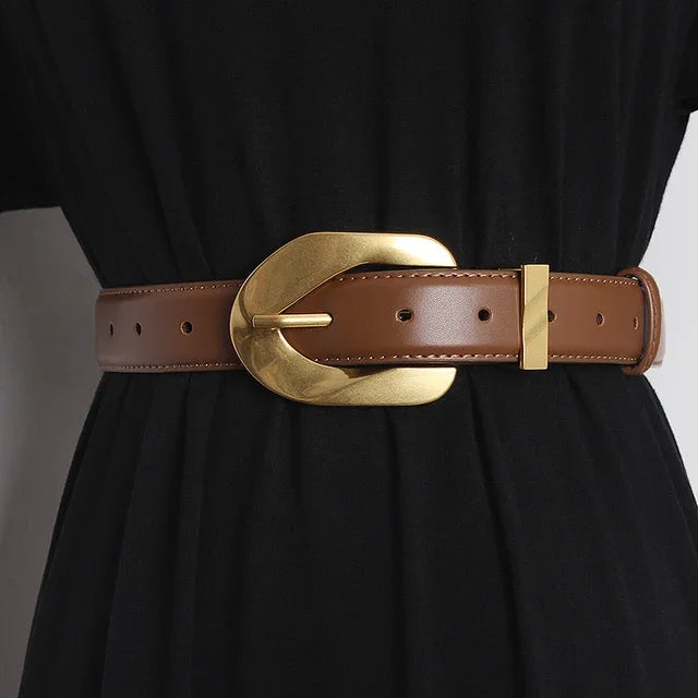 Vintage Durable Genuine Leather Belt
