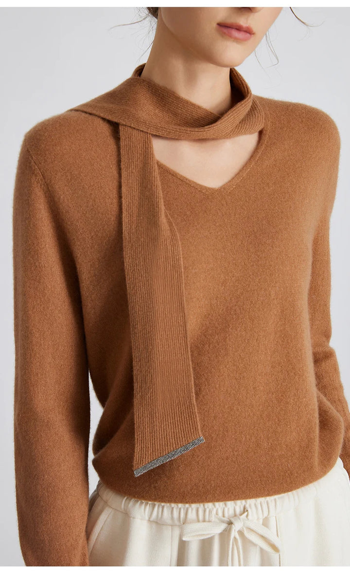 Premium Cashmere Knit Pullover Sweater