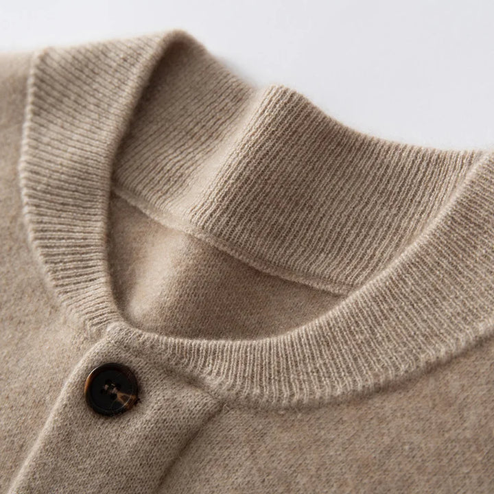 Charming Thick Cashmere Base Cardigan