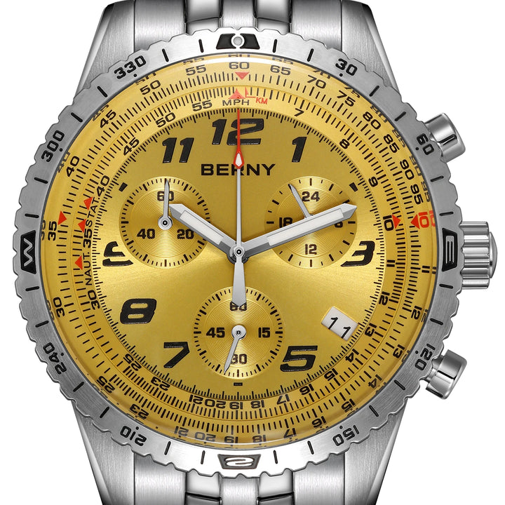 Stylish Sapphire Luminous Quartz Watch