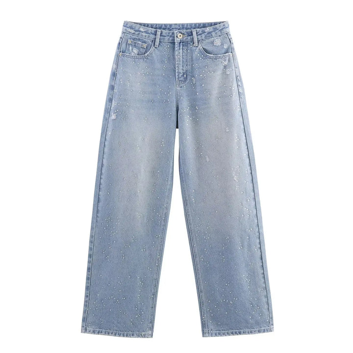Refined Straight Fit Denim Pants
