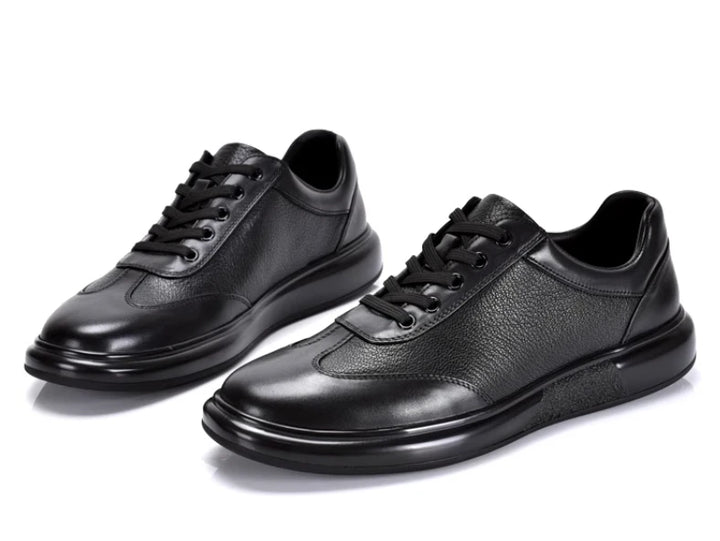 Regal Lace-Up Cowhide Leather Sneakers