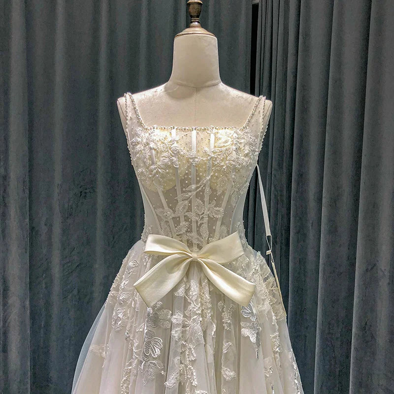 Lovelty Beading Wedding Dress