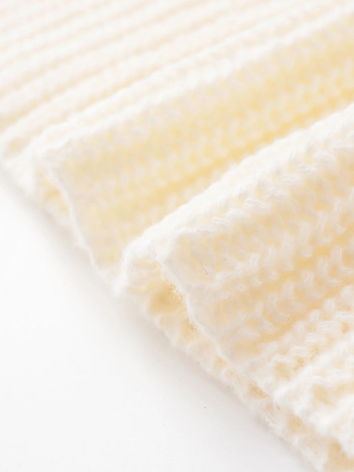 Soft Asymmetrical Neck Cozy Sweater