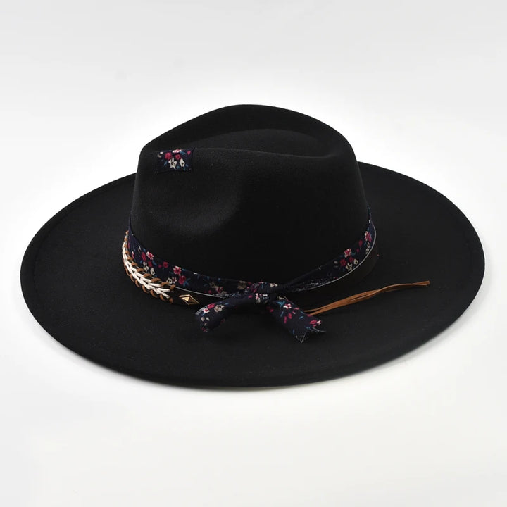 Dignified Wide-Brim Jazz Hat